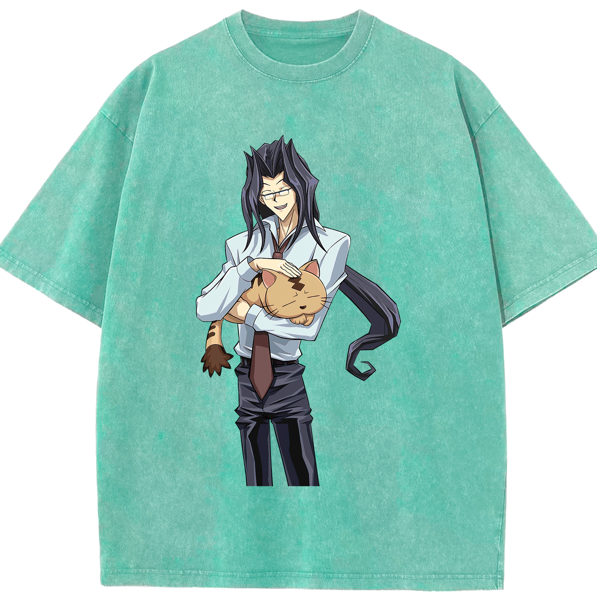 （画像用） 遊☆戯☆王 Yu-Gi-Oh! 綿100% ヴィンテージ風 半袖Tシャツ（フロントプリント）